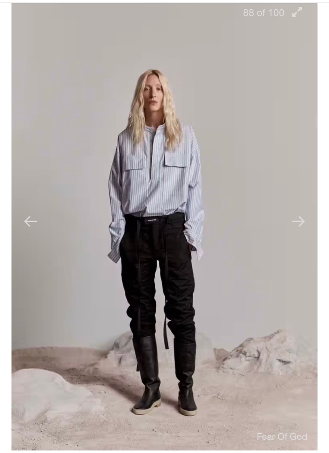 피어 오브 갓 6th 컬렉션 배기 나일론 라운지 팬츠 상품이미지2