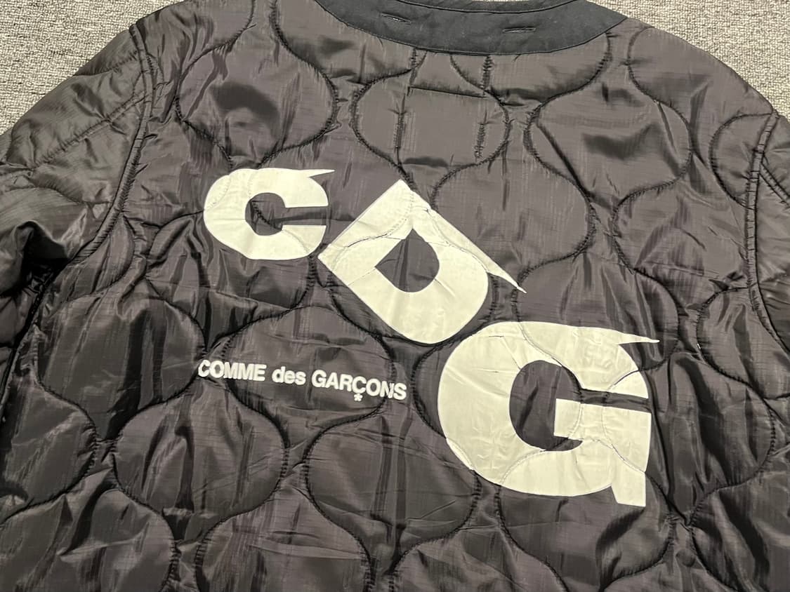 [100] 알파인더스트리 x CDG 라이너 자켓 블랙 L  상품이미지5