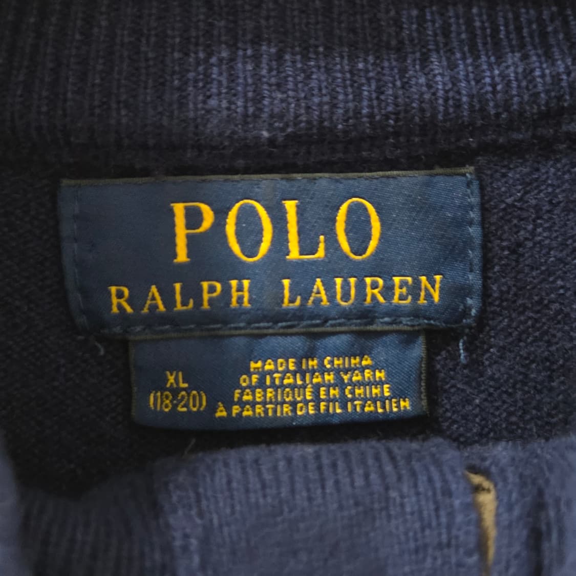 폴로랄프로렌 풀오버 울 니트 XL(18/20) 상품이미지4