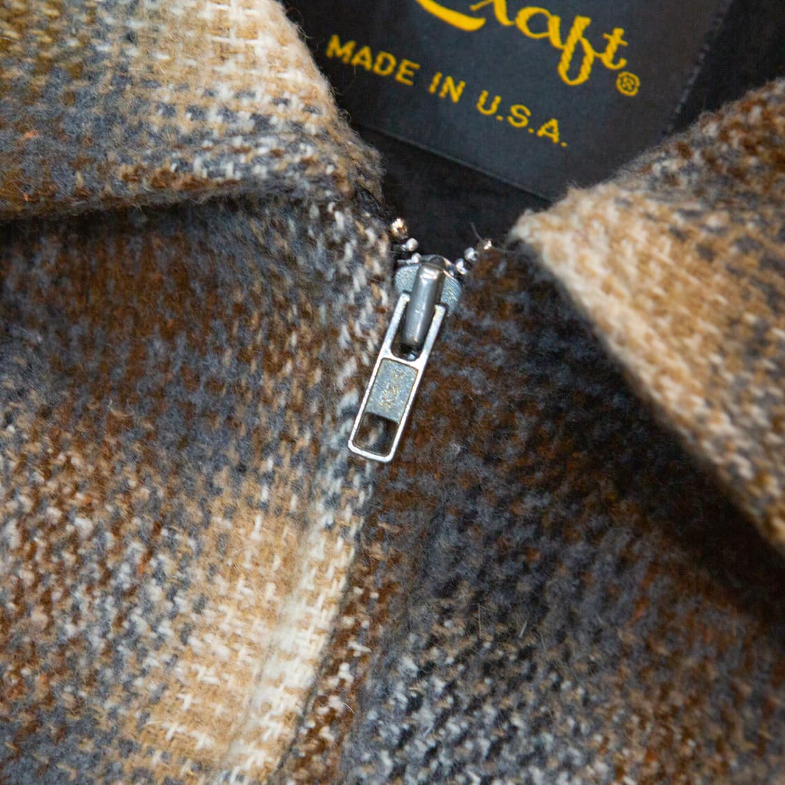 90s 칼크래프트 플란넬 울 쉐르파 자켓 [Made in USA] 상품이미지4