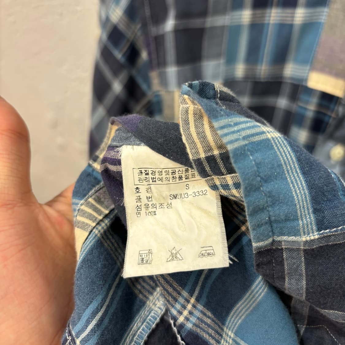 폴로 랄프 로렌 체크 빈티지 반팔 셔츠 S 상품이미지8