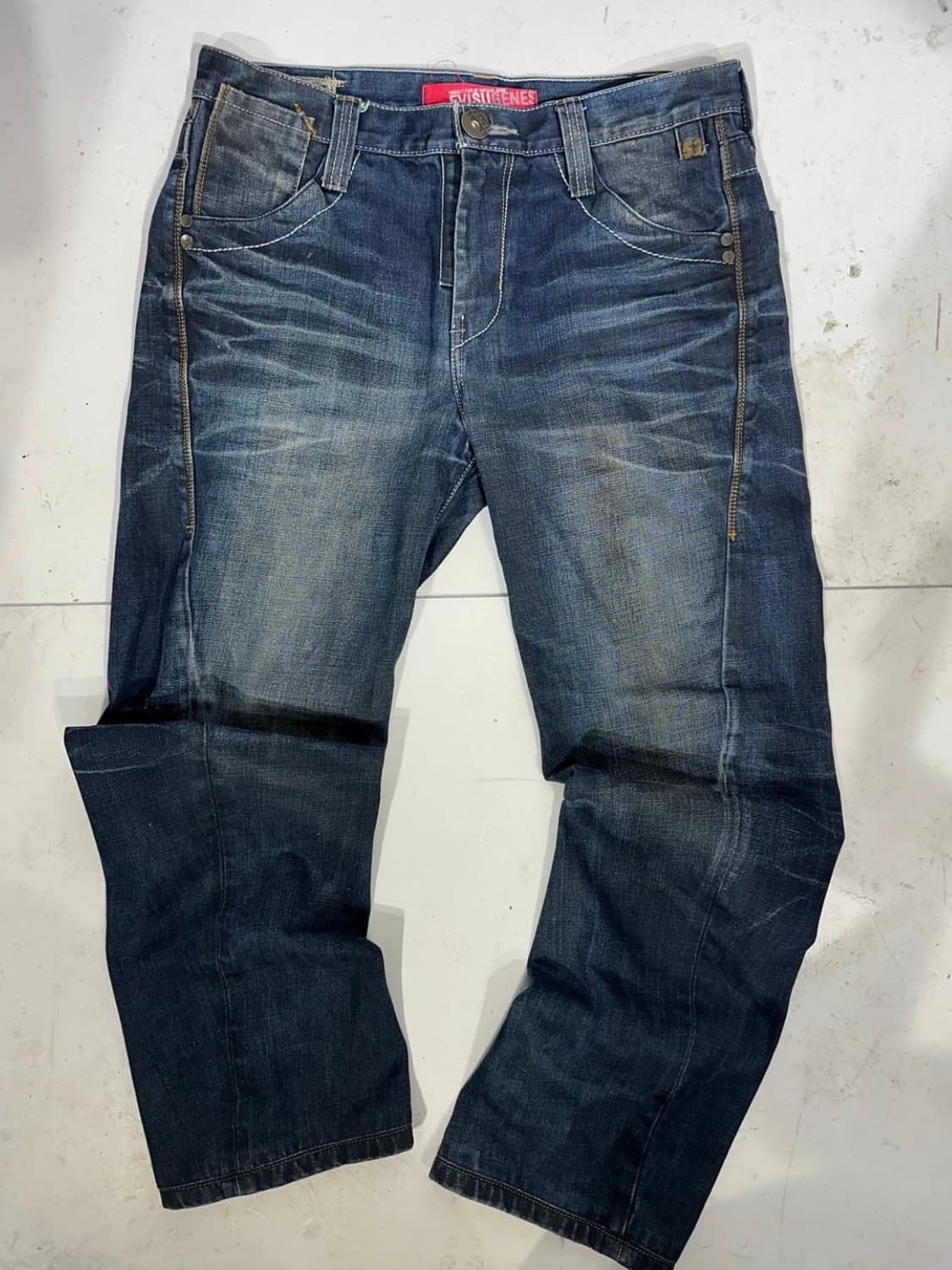 에비수 와이드데님팬츠 상품이미지2