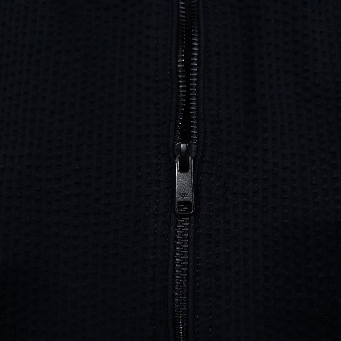 M (95) ZARA 자라 시어서커 미니멀 블루종 자켓 블랙 상품이미지5