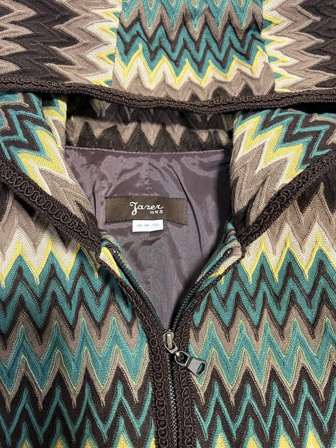 빈티지 니트후드집업 여성M 상품이미지2