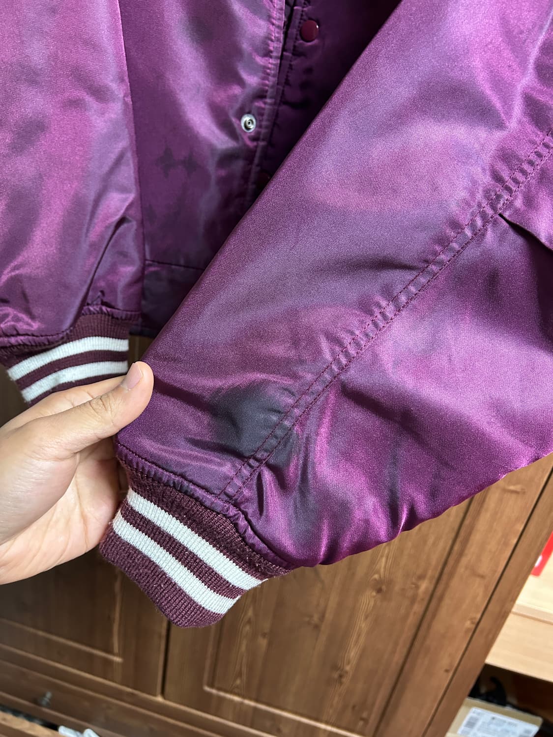 본마를렌 리스펙트 프렌드쉽 나일론 바시티 자켓 상품이미지6