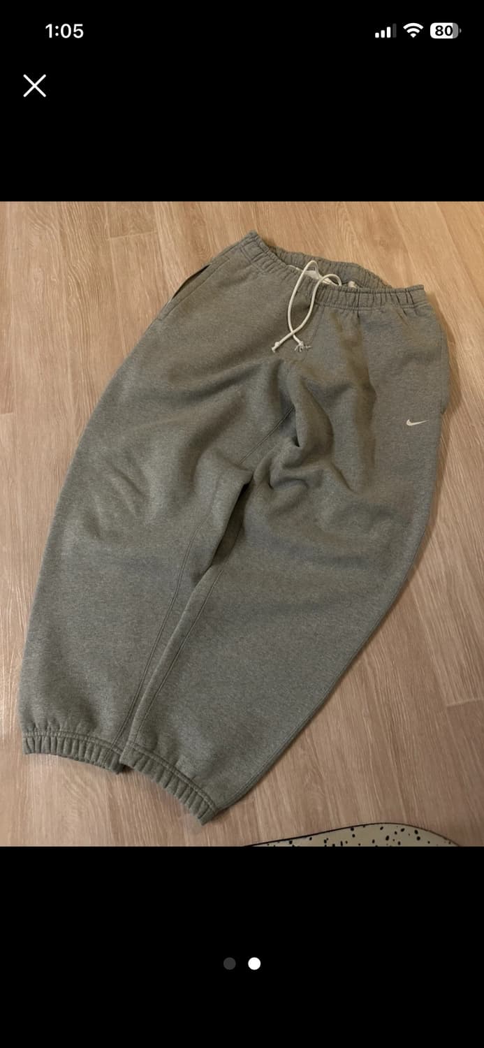 나이키 회색 트레이닝 바지 상품이미지1