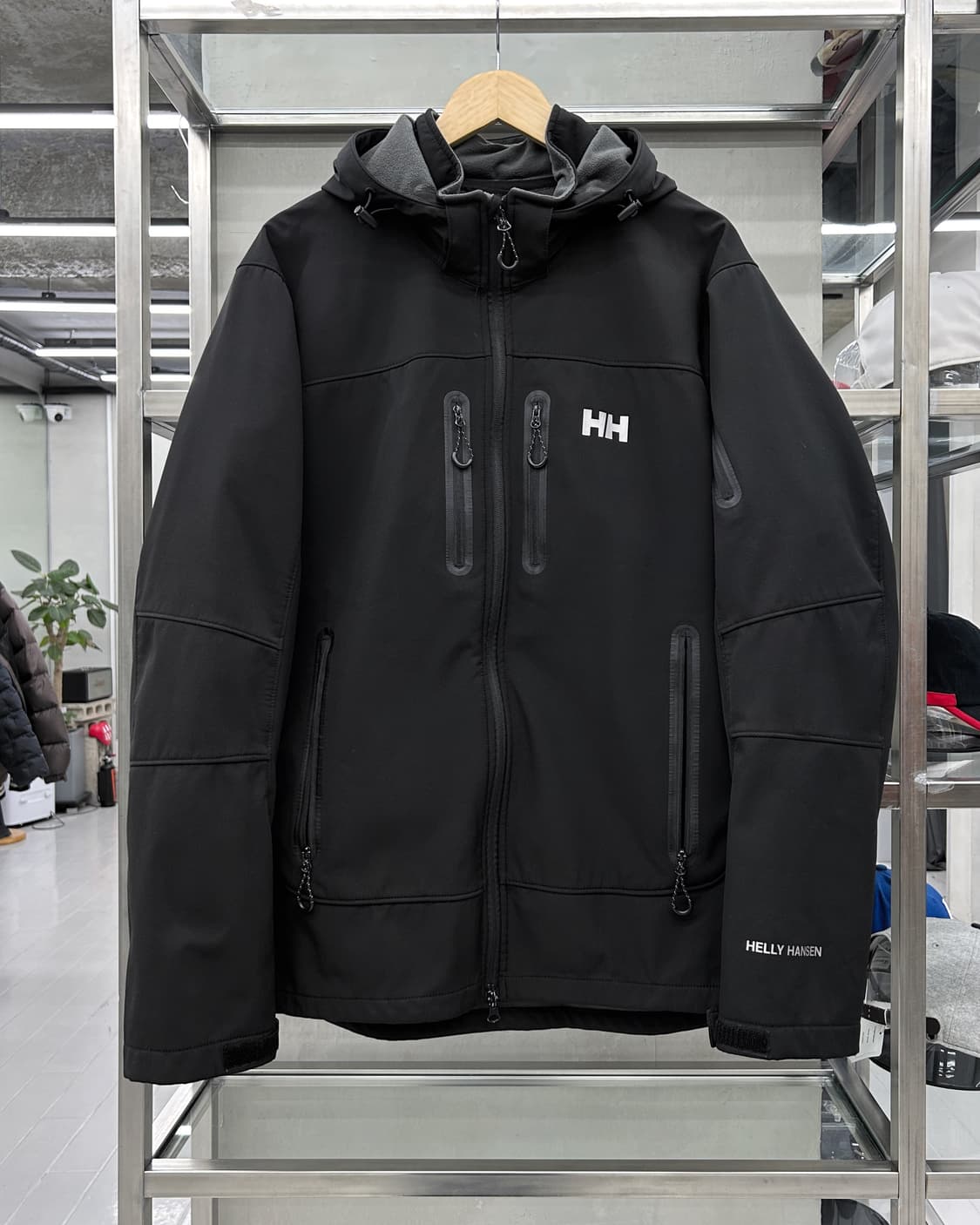 헬리 한센 소프트쉘 아웃도어 자켓 블랙 상품이미지1