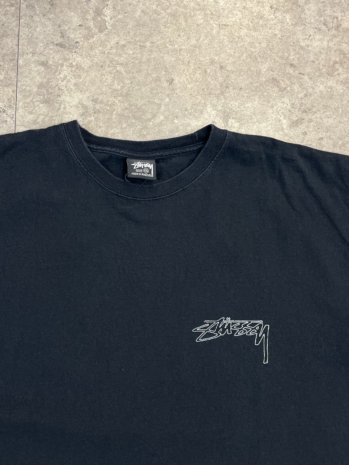 스투시 윙스팬 반팔티 블랙 2XL #csz3819 상품이미지5