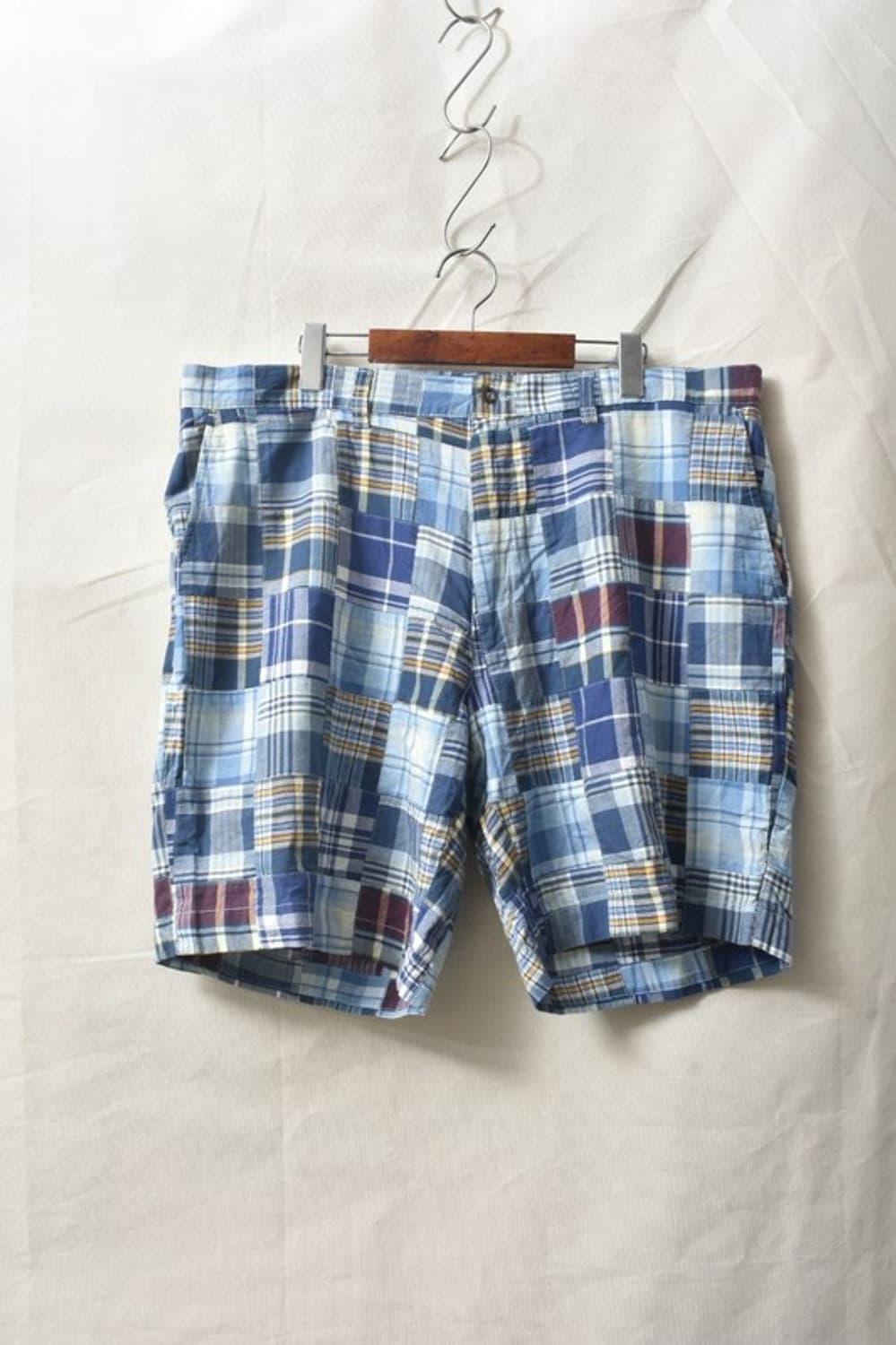 폴로 랄프로렌 패치워크 마드라스 쇼츠 반바지 40 M0250 상품이미지3