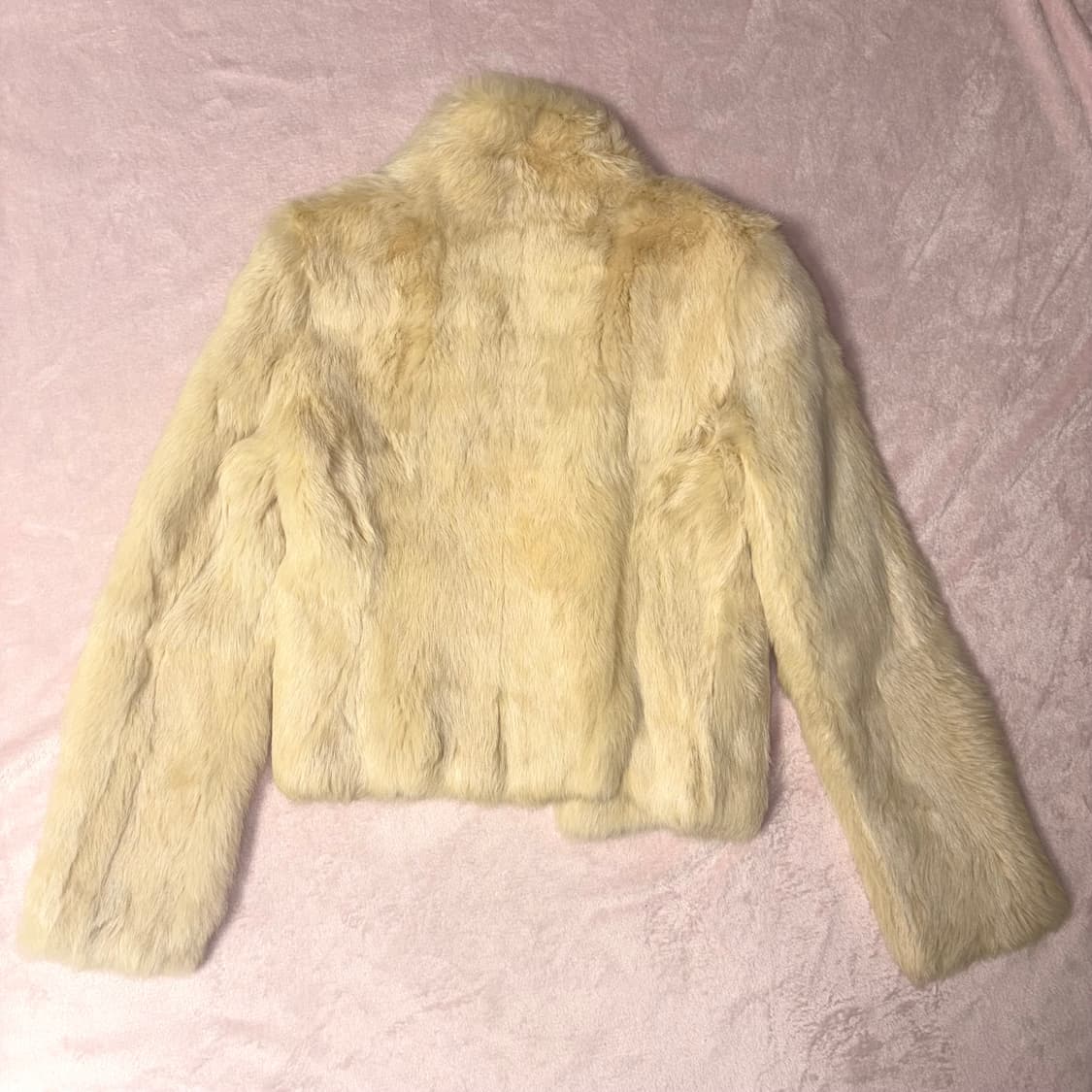 Barbie 바비 아이보리 래빗 퍼 자켓 상품이미지6