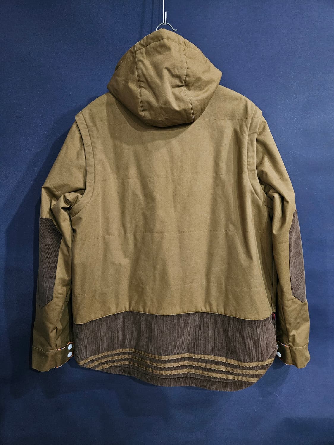 아디다스 글루바인 콜라보 카키배색 남성 110~115 야상점퍼 자켓  상품이미지2