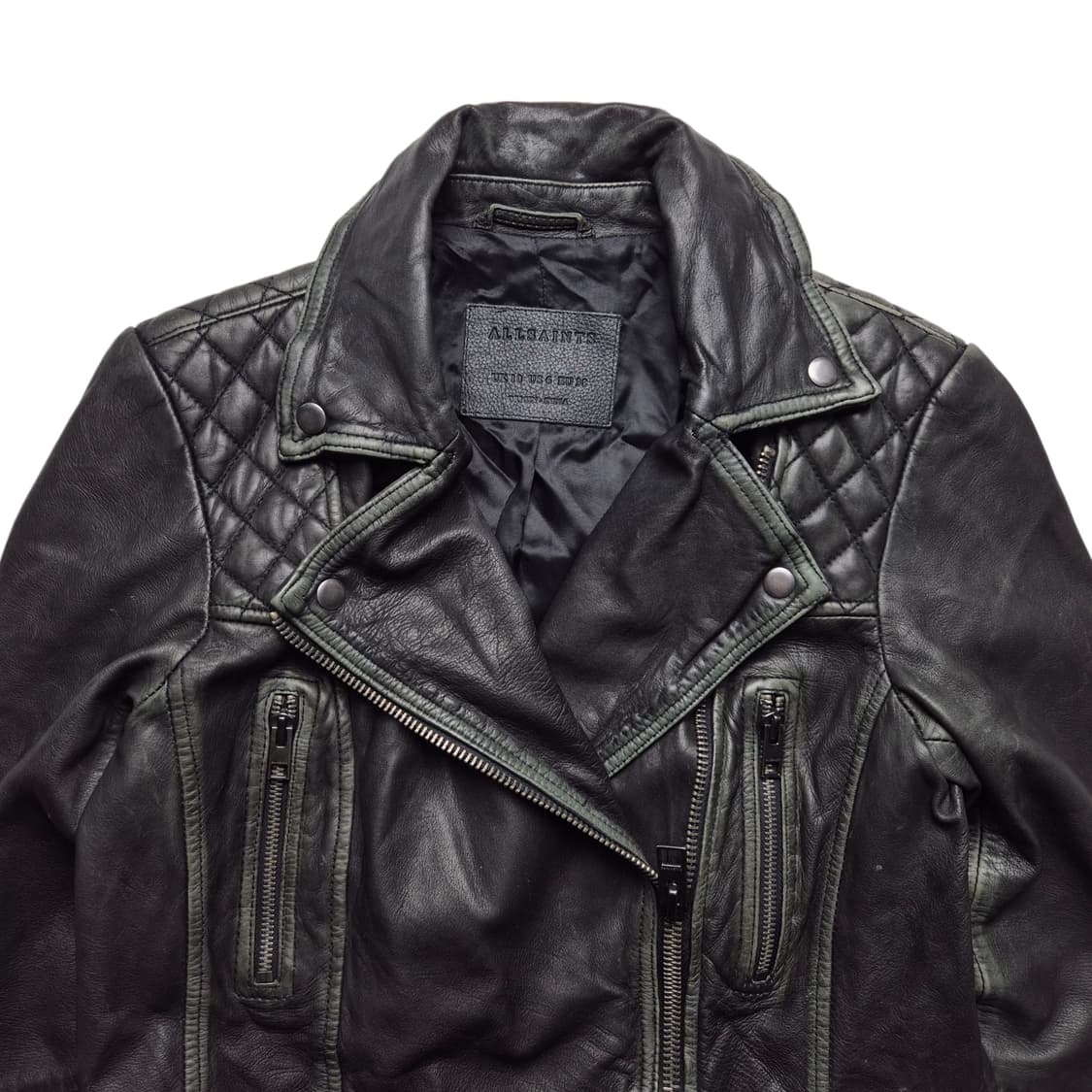 [S] 올세인츠 카고 바이커 레더자켓 상품이미지4