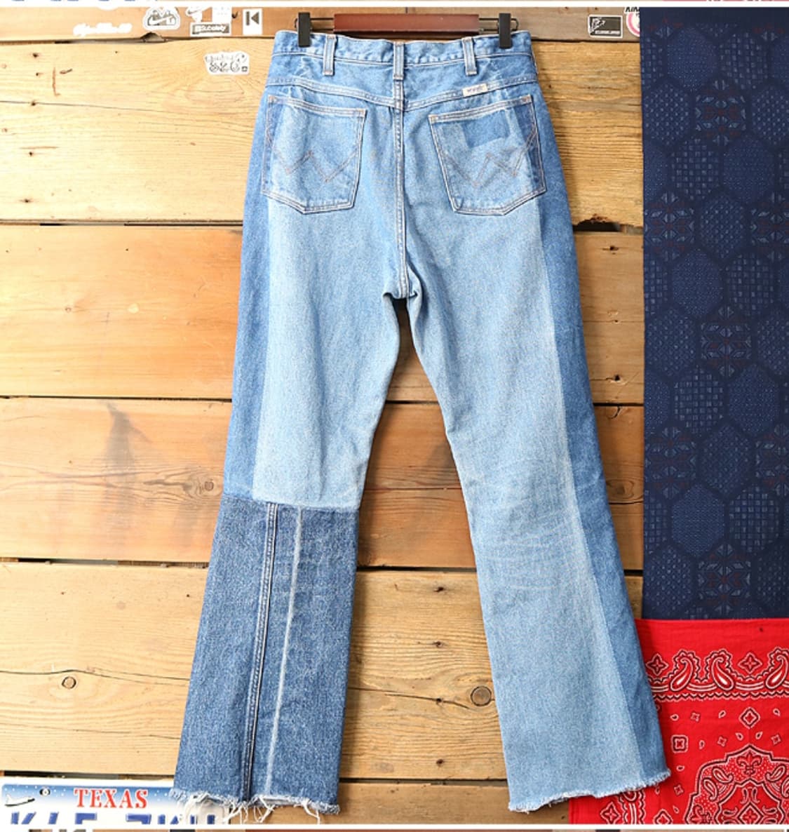 

일본판 wrangler 랭글러 빈티지 부츠컷 커스텀 데님팬츠  

 상품이미지4