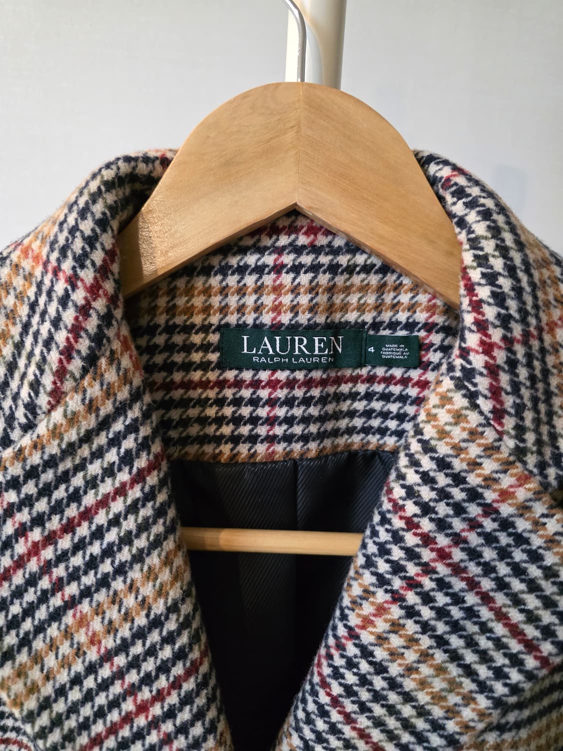 로렌 랄프로렌 하운드투스 체크 코트 상품이미지1