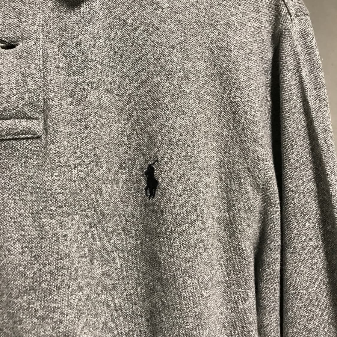 폴로 랄프로렌 PK 긴팔 카라티 그레이 L 상품이미지4