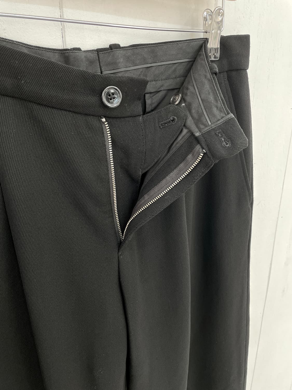 쿠어(COOR) 버진 울 와이드 슬랙스 팬츠 상품이미지4