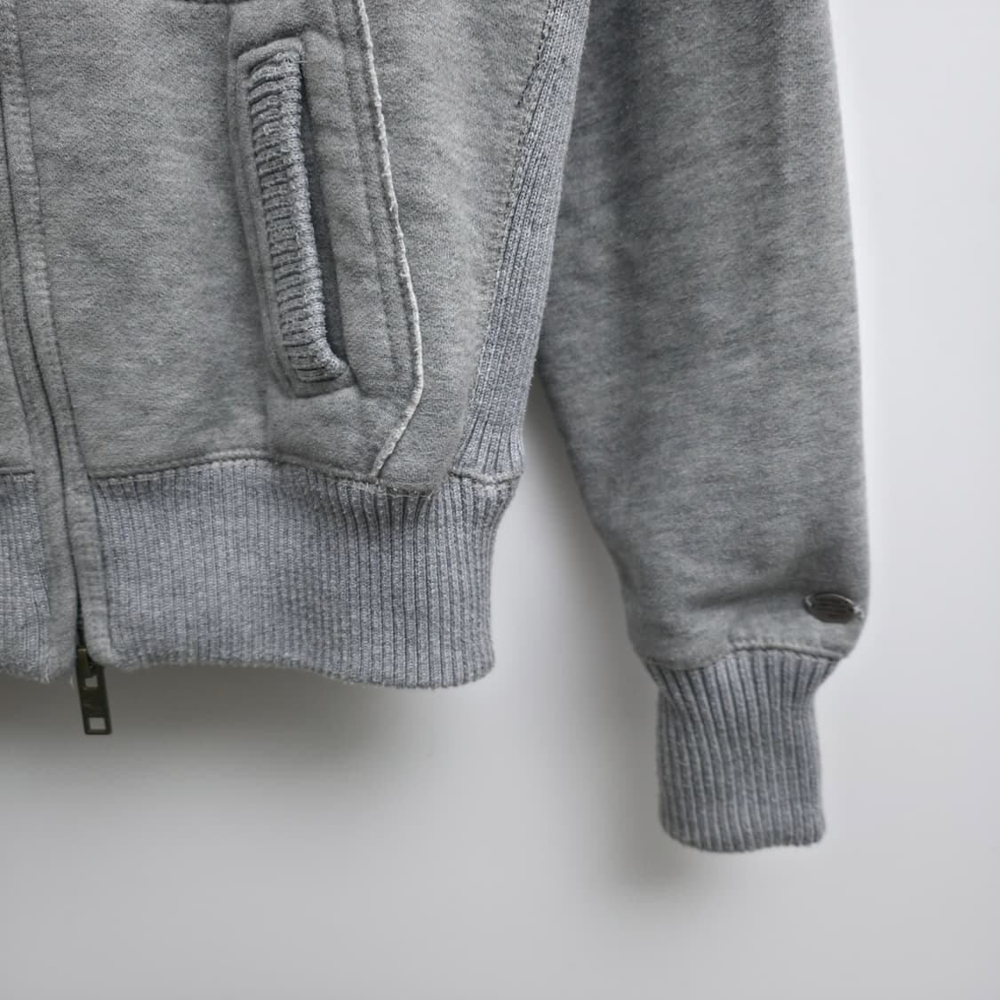 [L] 아베크롬비 크롭 뽀글이 후드집업 y2k 대장템 상품이미지5