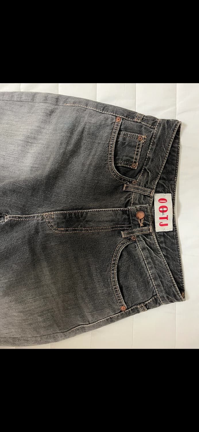 이네기 Moire Bootscut denim pants (grey) 상품이미지5