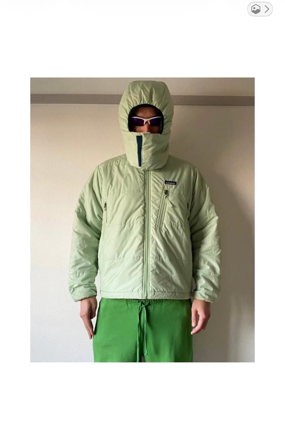 2000s Patagonia hooded puffer L 상품이미지1