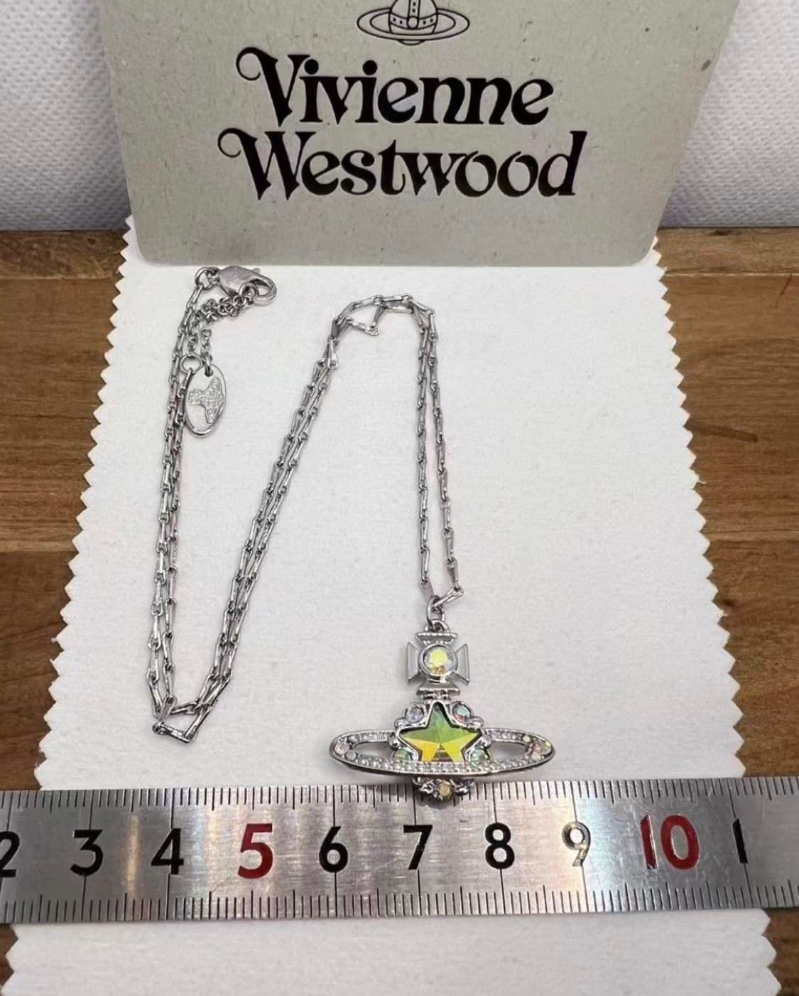 비비안웨스트우드 아카이브 크리스탈 스타 orb 팬던트 목걸이 상품이미지7