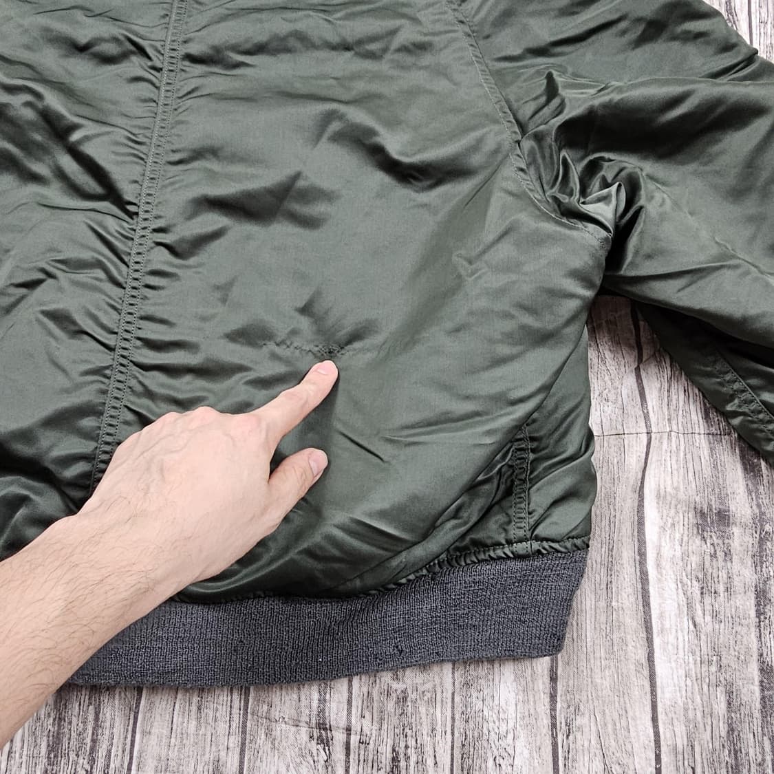 70s 알파 인더스트리 N-2B 헤비 플라잉 자켓 상품이미지9