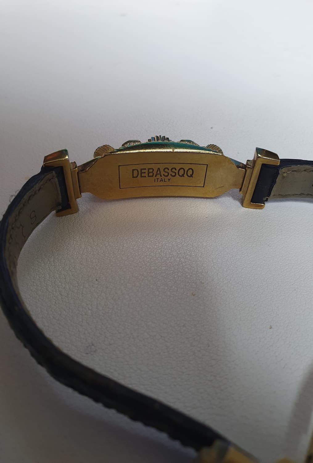 드바스크 악어가죽+스와로브스키 OG 유광골드 블랙)정품 상품이미지6