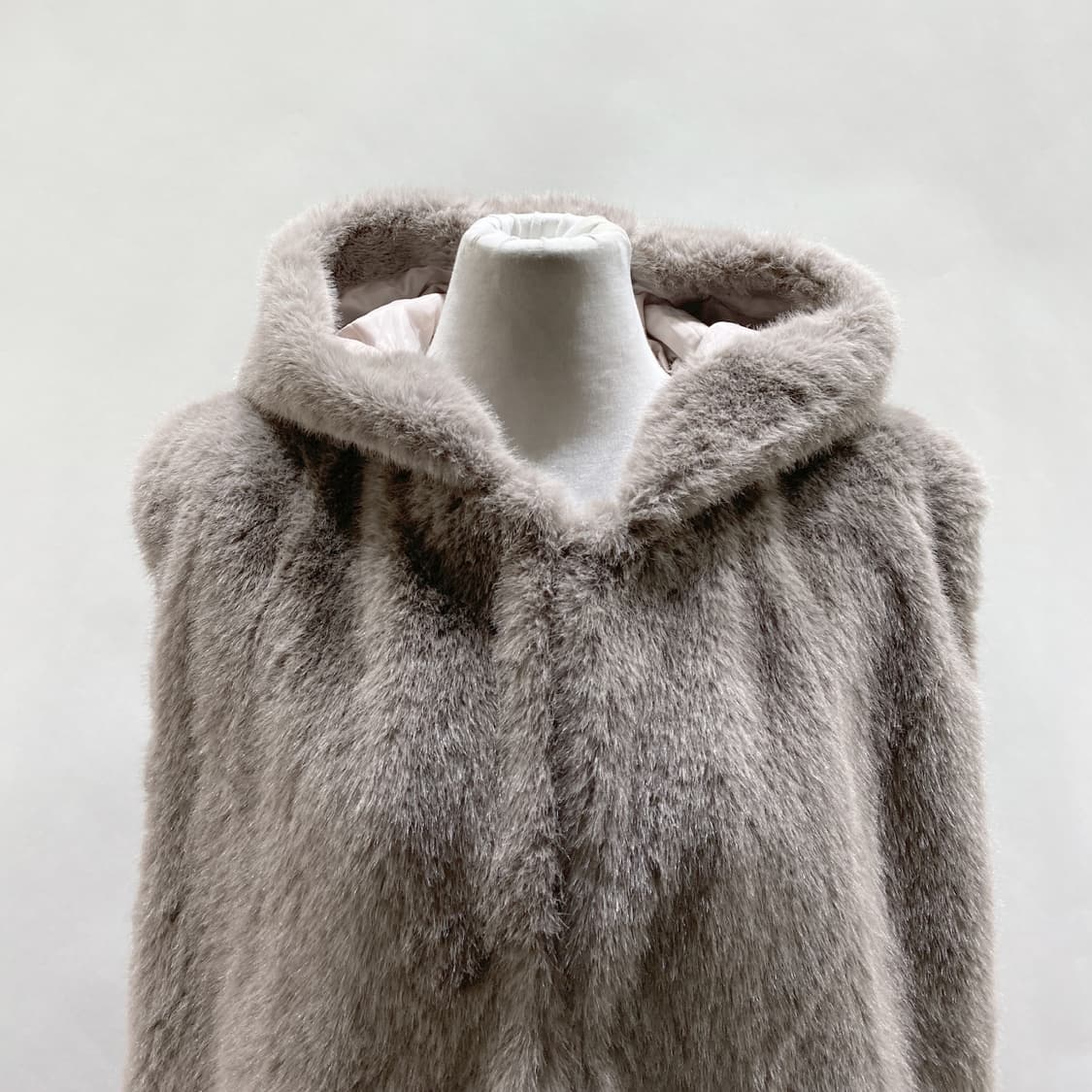 여성 후드퍼베스트 택새상품 그레이 F 상품이미지2