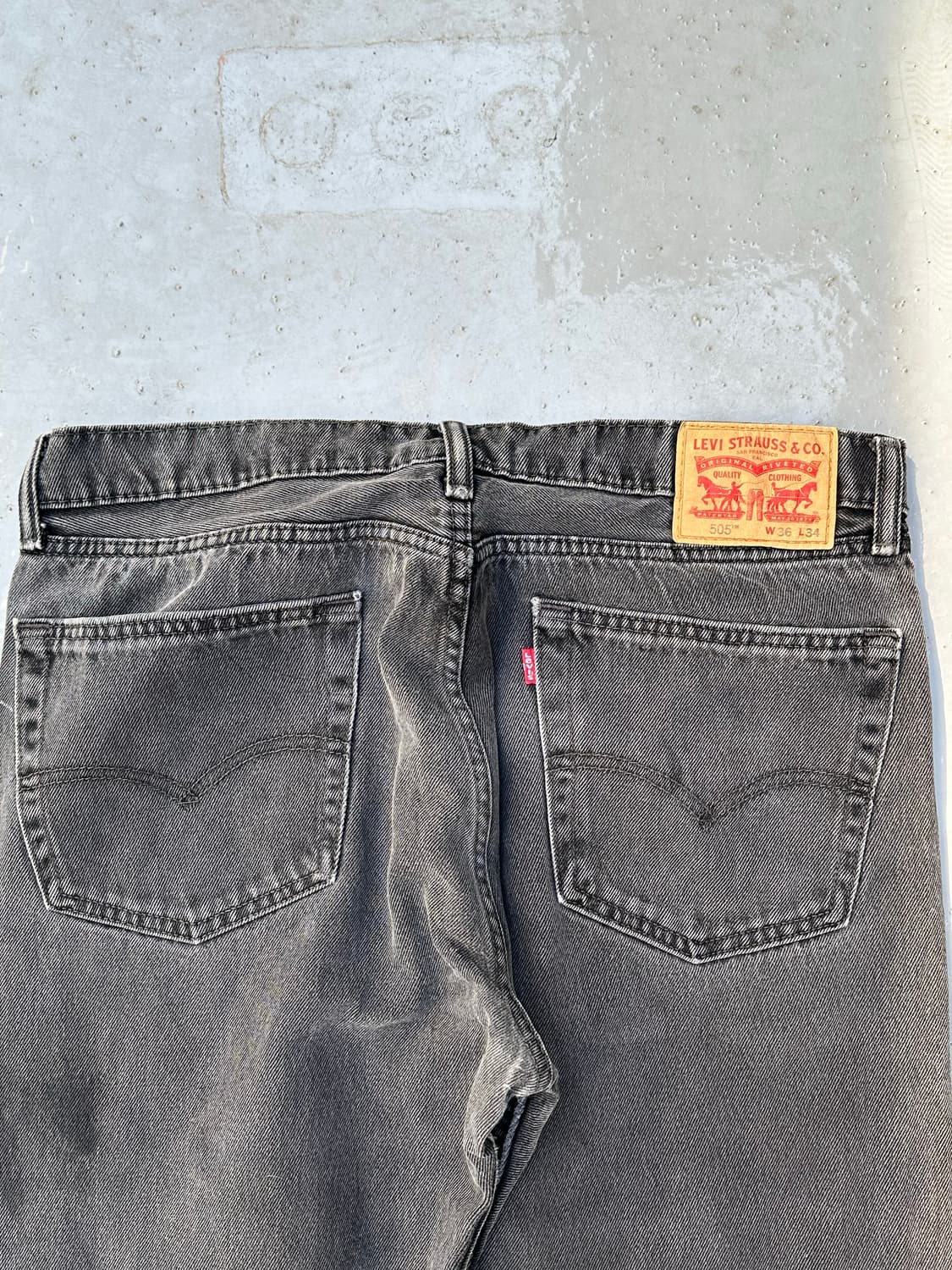 [리바이스] •Levi's 505 Black Denim 상품이미지7