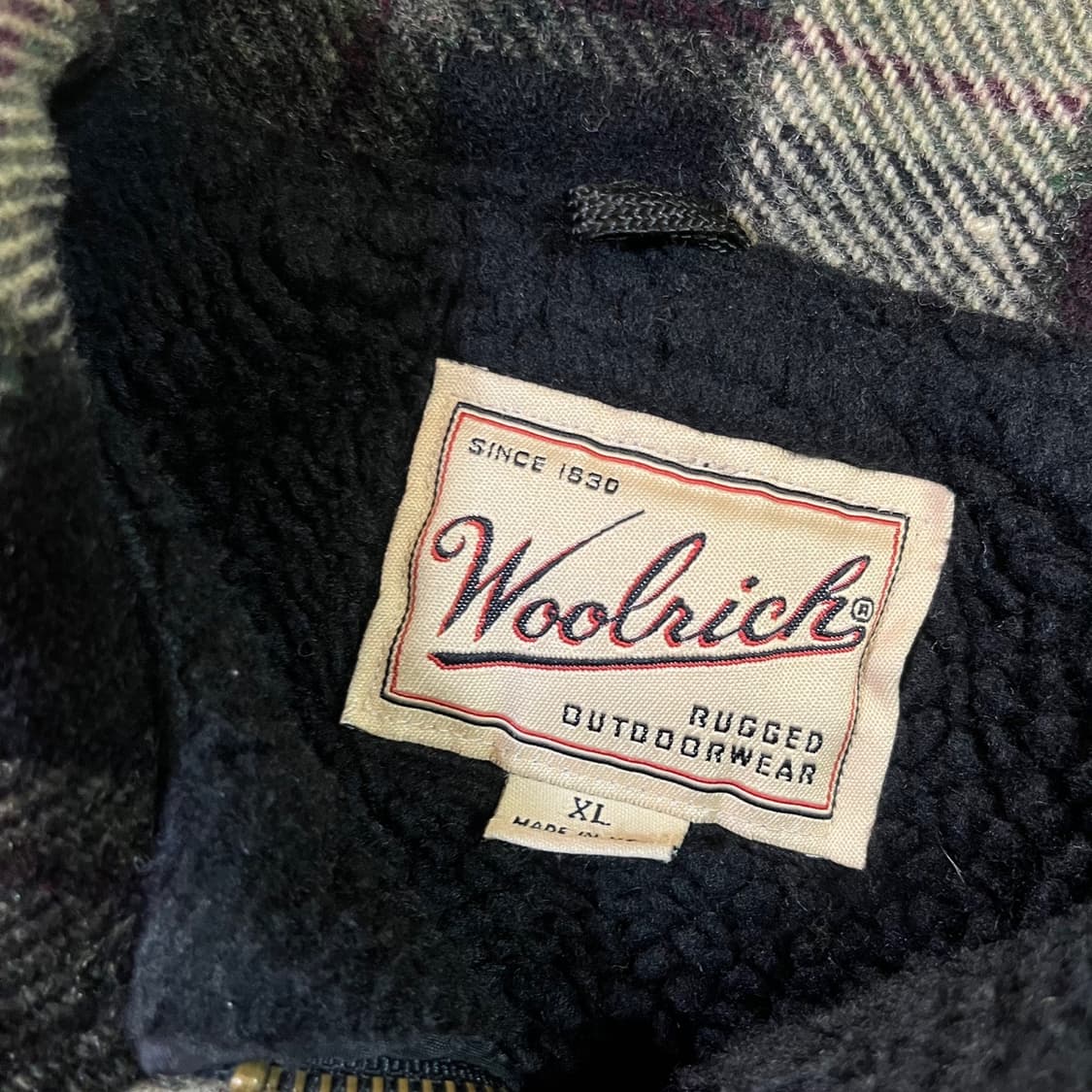 울리치 체크 울 블루종 자켓 상품이미지3