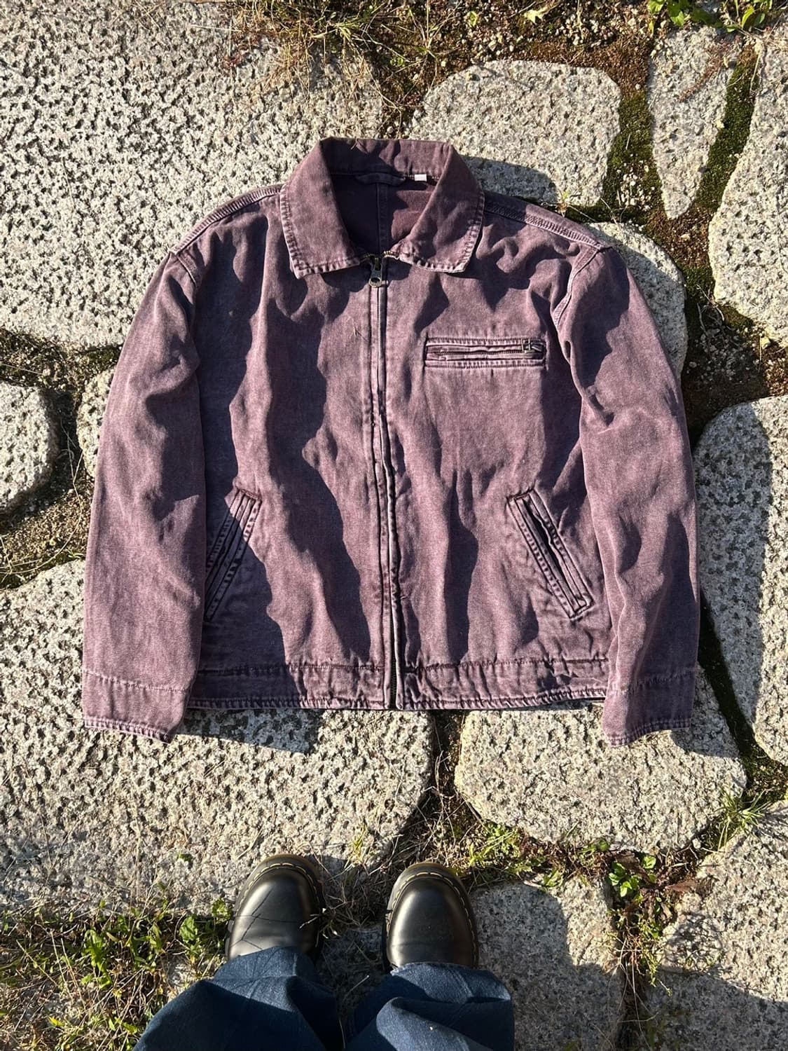 [unisex] 빈티지 디트로이트 워크웨어 자켓 - purple 상품이미지6