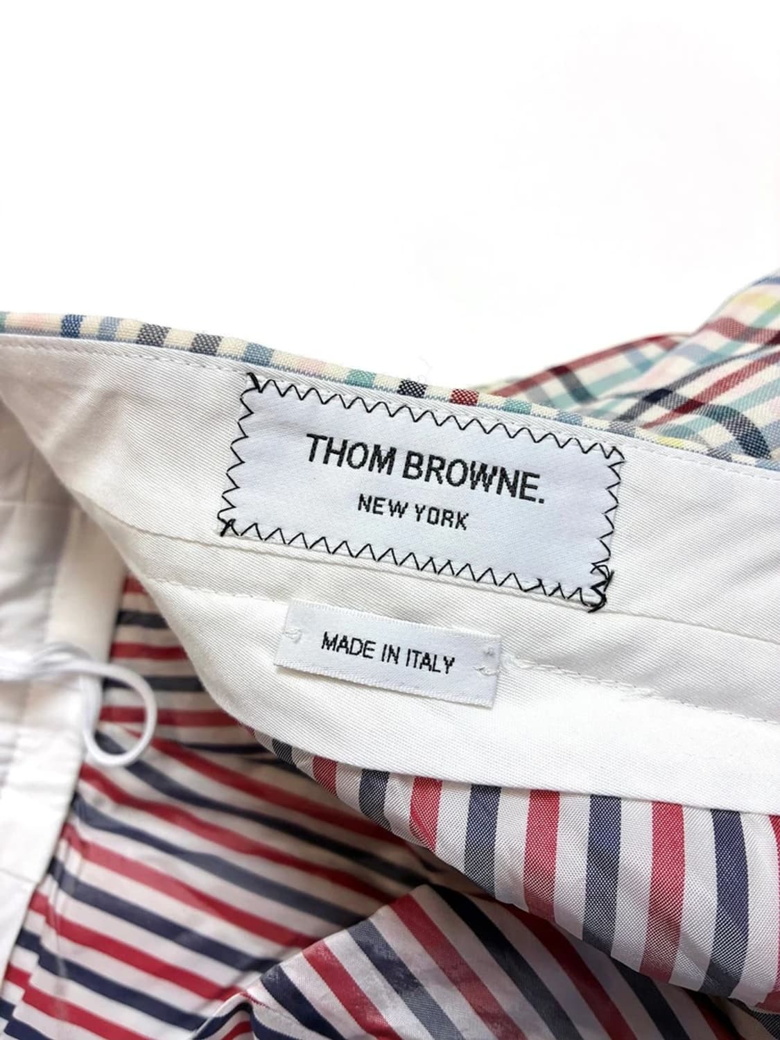 톰브라운 23ss 체크 프레이드 주름 미디 스커트 PN5681 상품이미지8