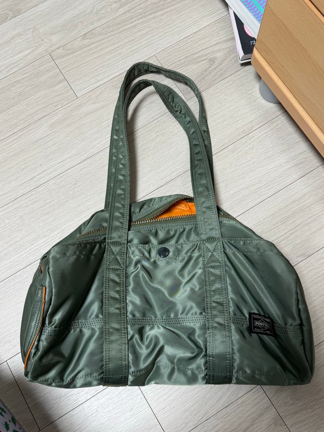 포터 탱커 더플백 라지 세이지 그린 상품이미지2