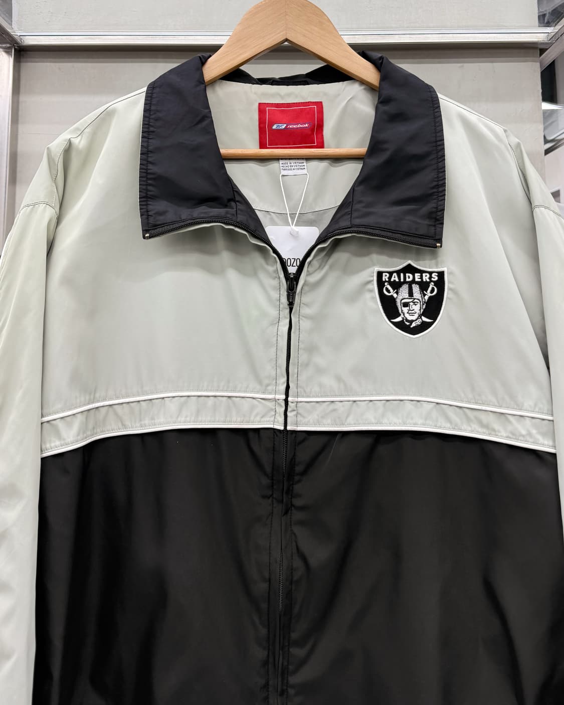 리복 NFL 00s 레이더스 트랙자켓 블랙 상품이미지7