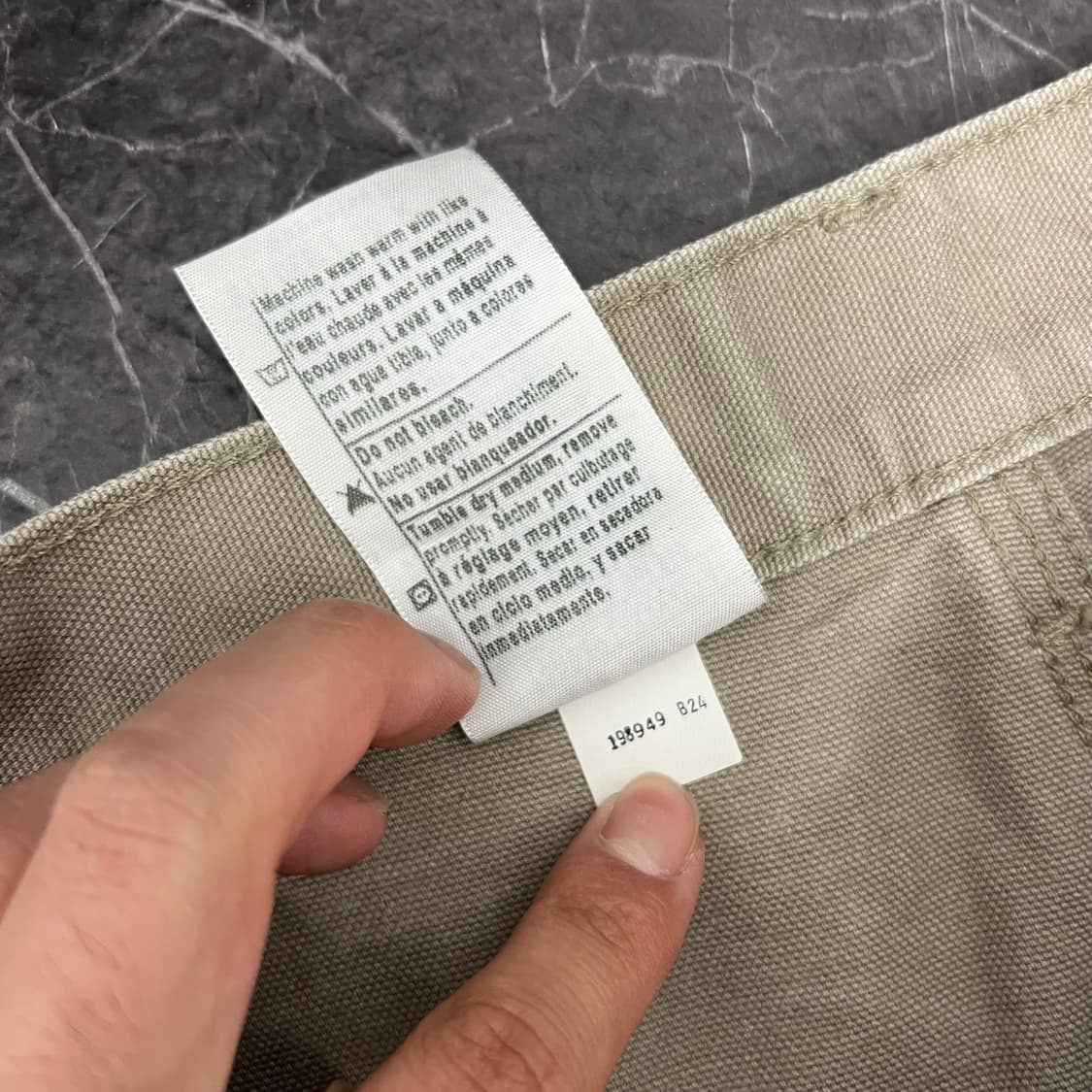 칼하트 오리지널 B11-DES 싱글니 카펜터 워크 팬츠 상품이미지8