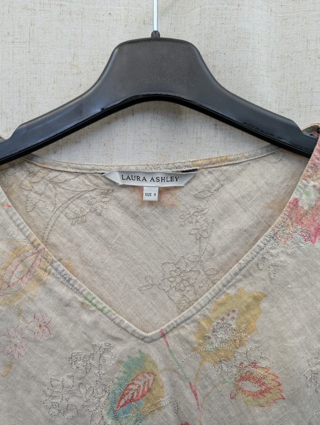 로라 애슐리 꽃무늬 롱 원피스 상품이미지4