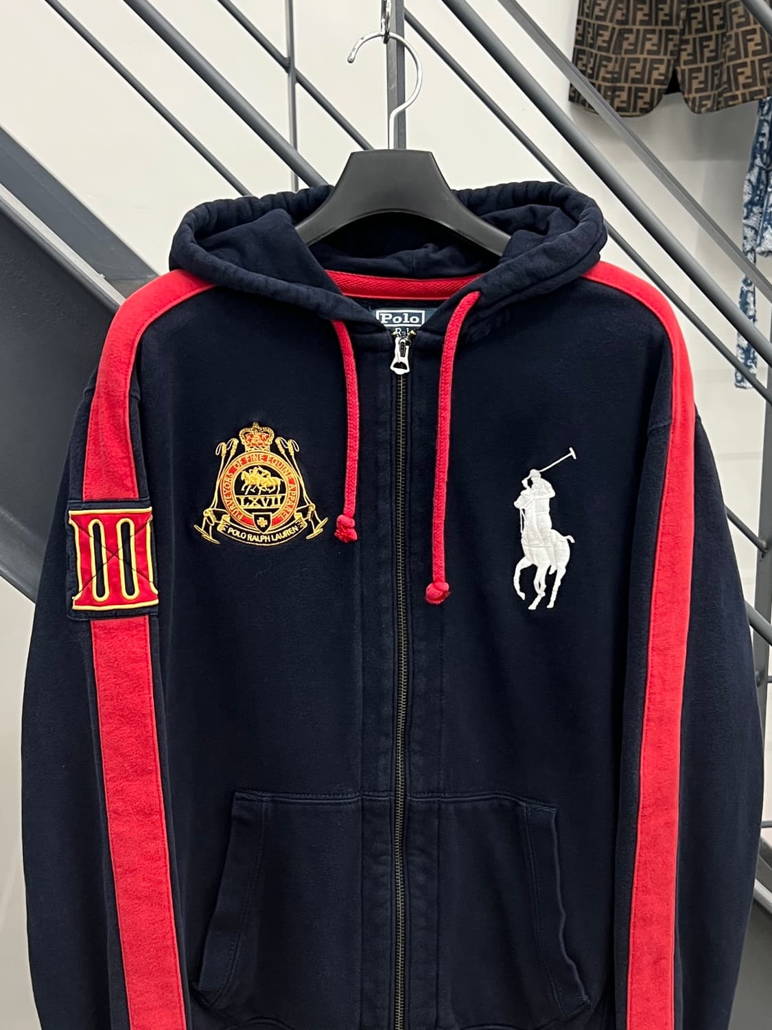 폴로 랄프로렌 빅포니 사이드라인 후드집업  상품이미지2