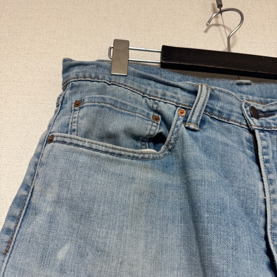 리바이스505 데님 34 / 34 (실착 사진 참고) 상품이미지8