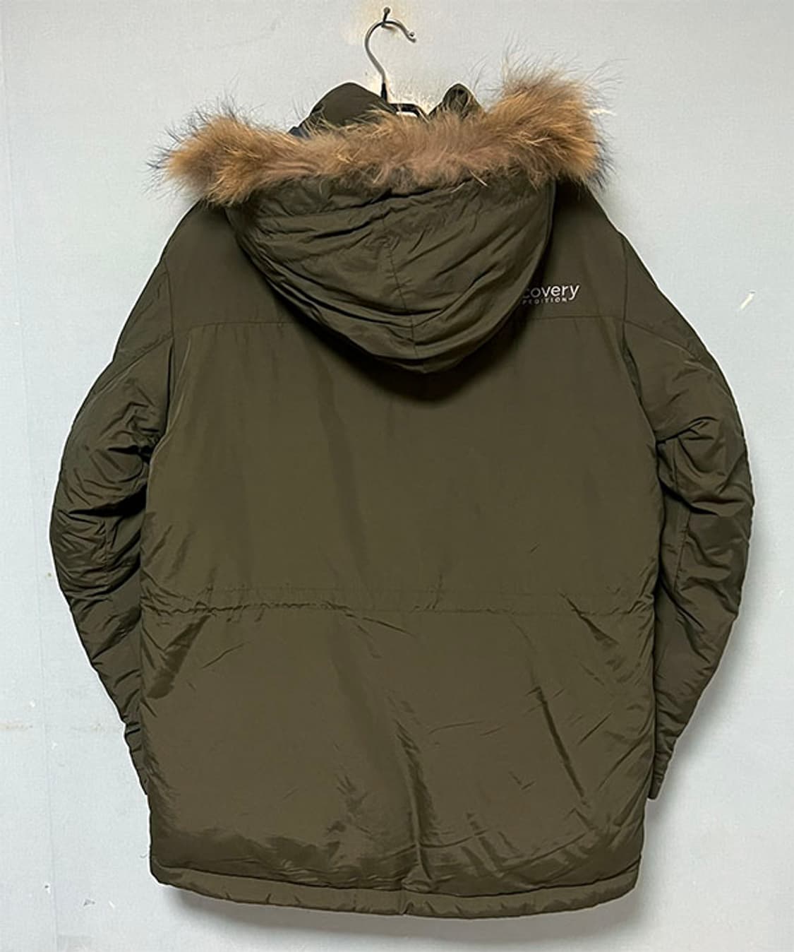 디스커버리 남자 패딩점퍼 덕다운 캐주얼 카키 L 100 상품이미지2