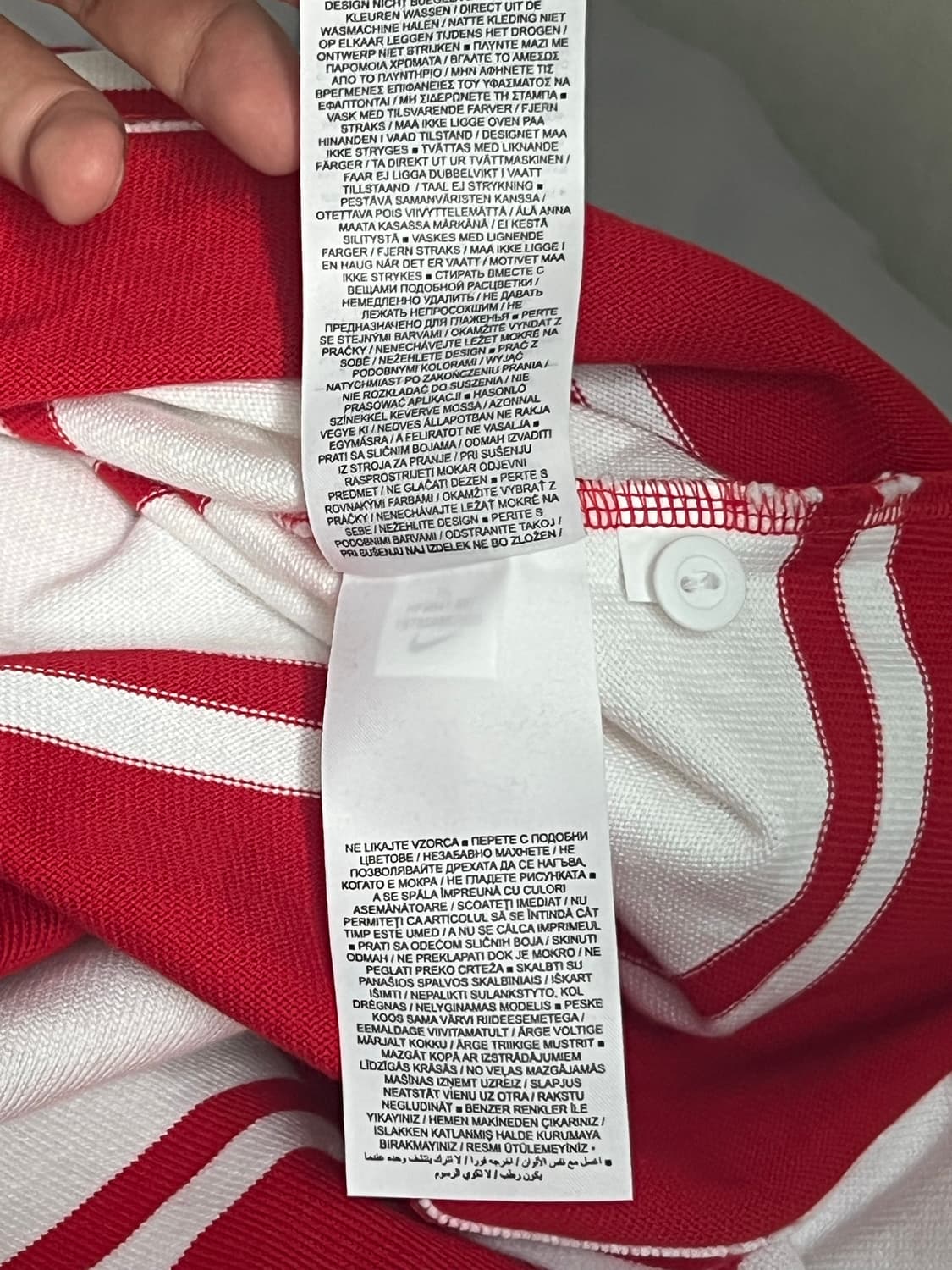 XL 슈프림 나이키 스트라이프 럭비 티셔츠  상품이미지6