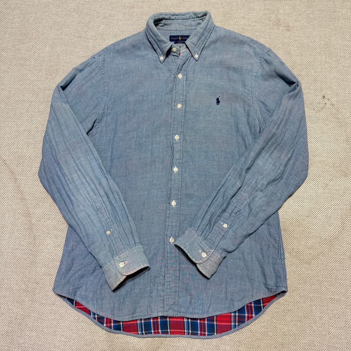 폴로 랄프로렌 슬림핏 코튼 셔츠 상품이미지1