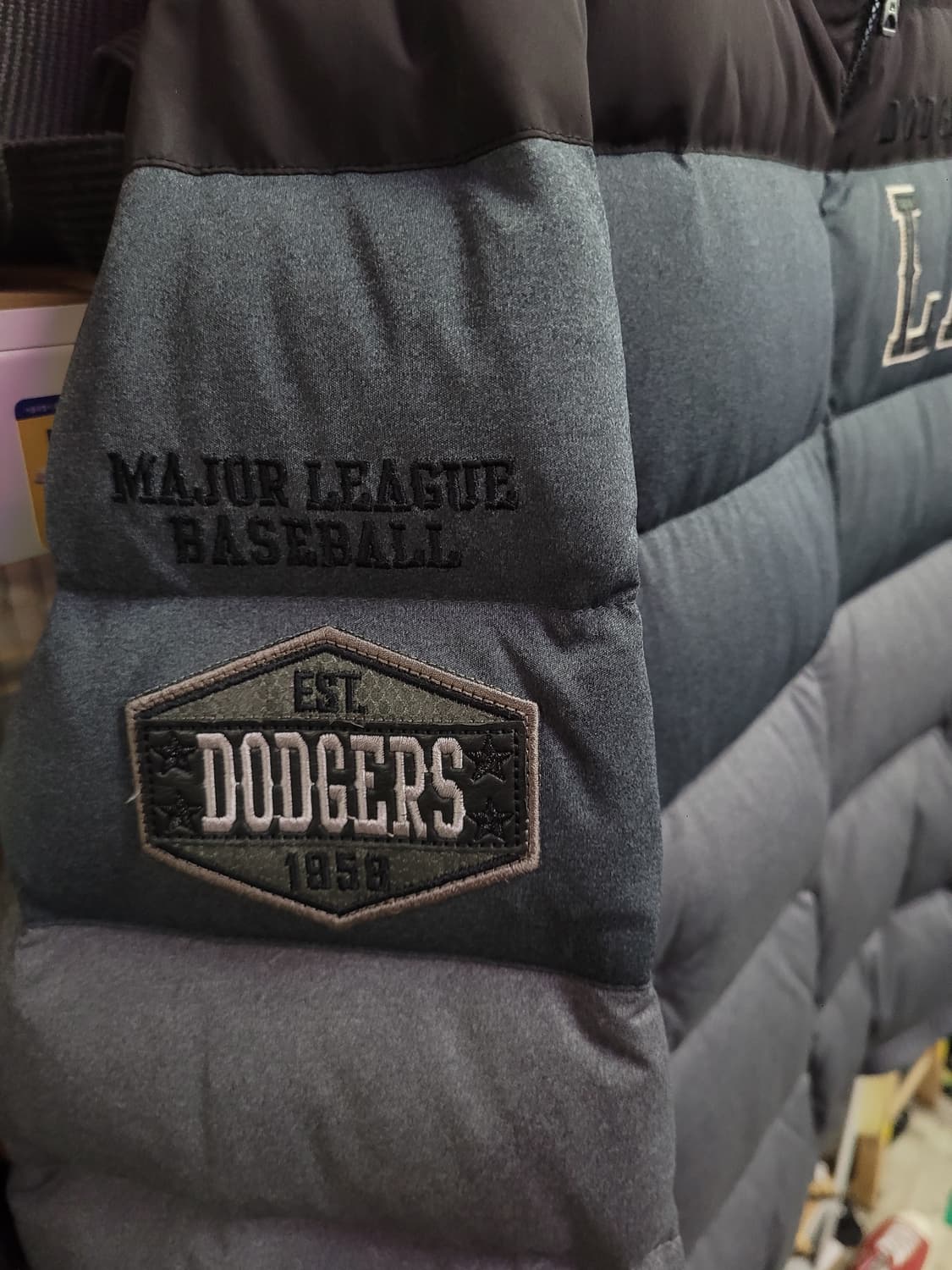 MLB LA 다저스 후드 오리털 패딩 상품이미지3