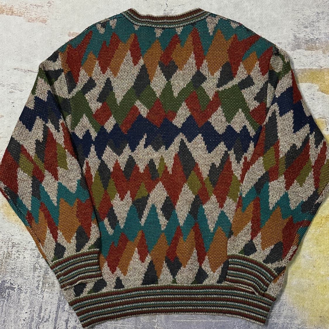 미쏘니 유니크패턴 니트 XL 상품이미지3