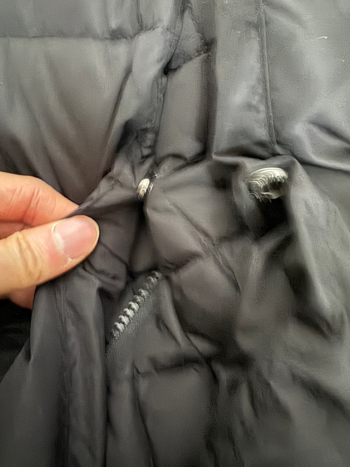 여성 몽클레어 빈티지 리메이크 커스텀 후드 다운 패딩 S 상품이미지8