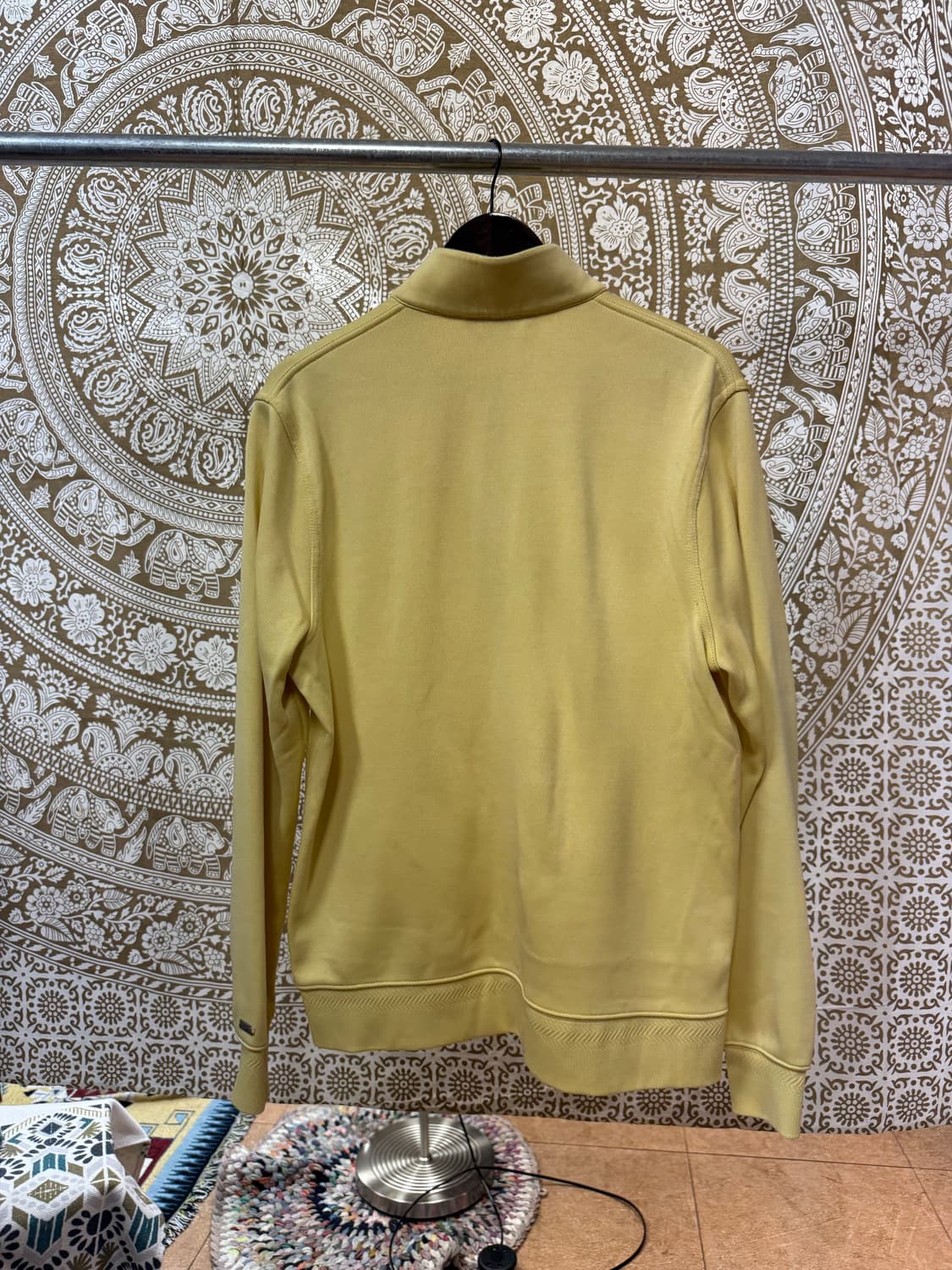 나이키 드라이핏 반집업 옐로우 맨투맨  상품이미지5