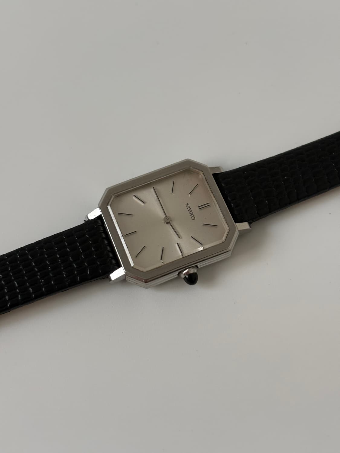 1980s Silver Square Ladies Quartz 상품이미지4