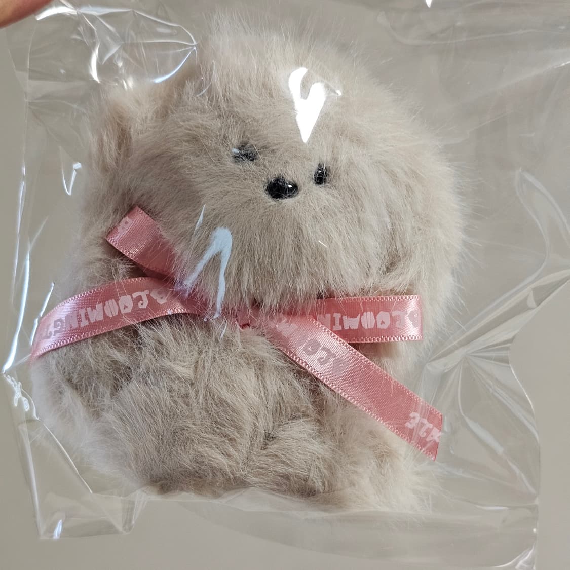 새제품) 미니뿌 미니푸 인형 키링 브라운 상품이미지2