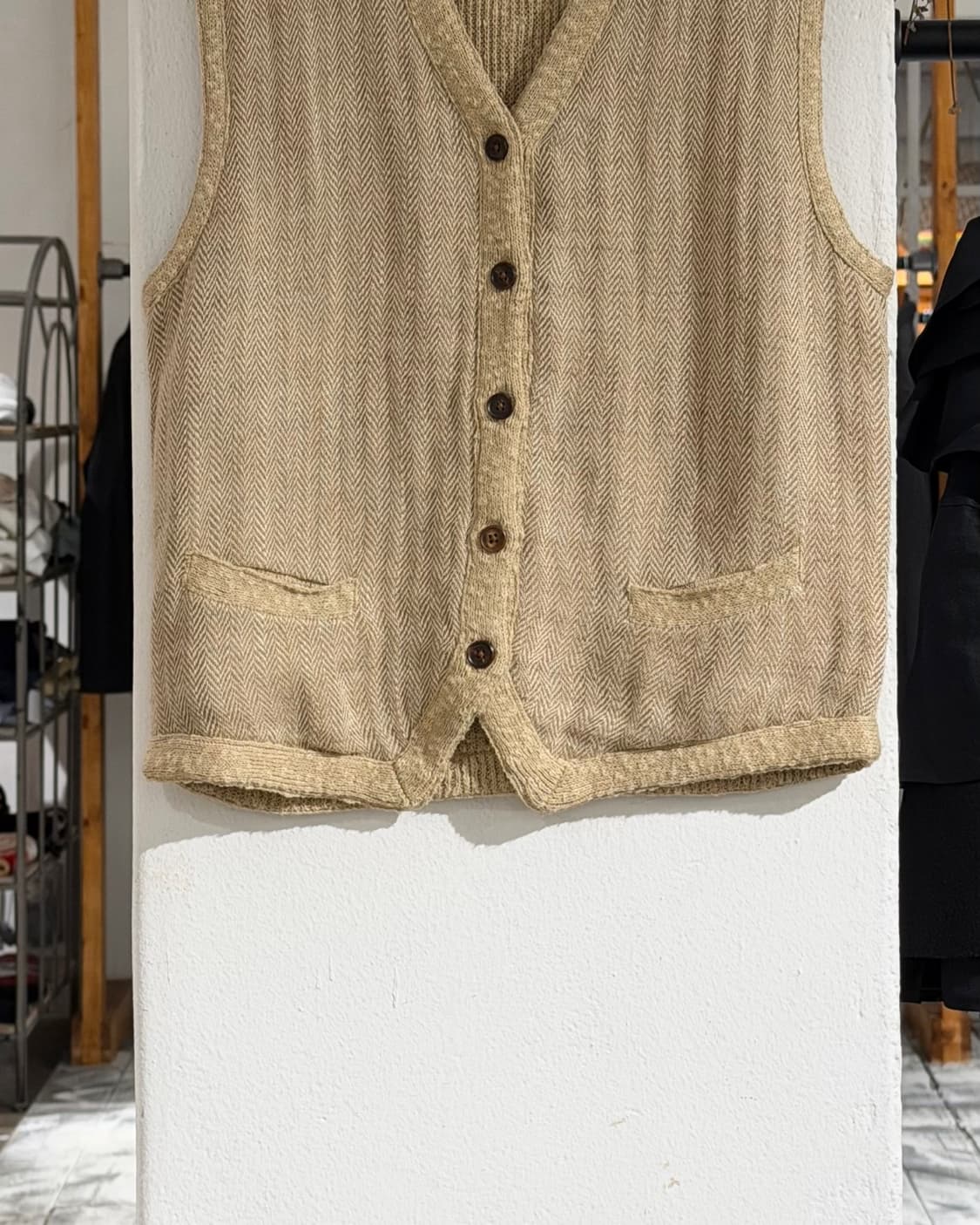 랄프로렌 베이지 헤링본 마 베스트 상품이미지5