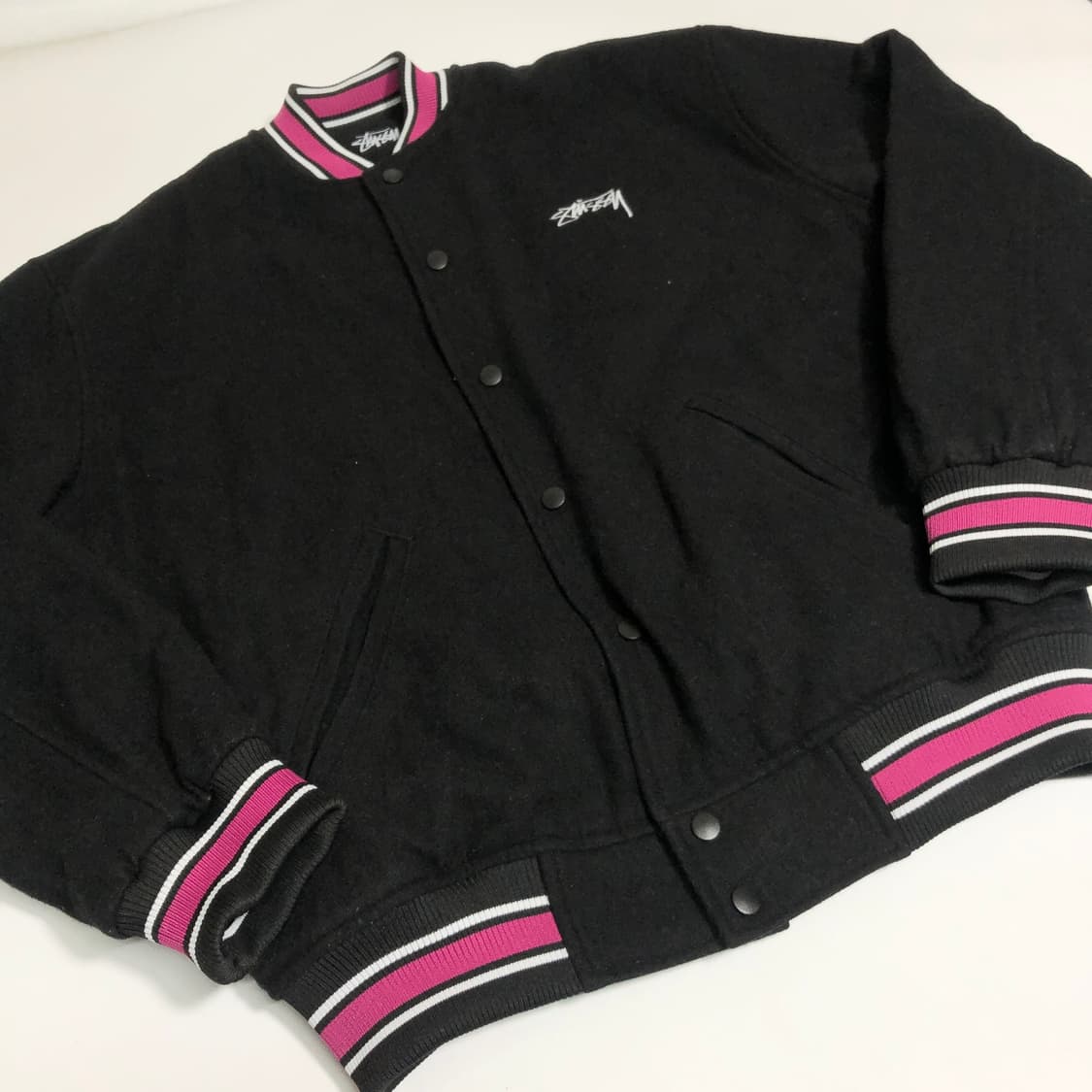 스투시 바시티 스타디움 점퍼 m 상품이미지5