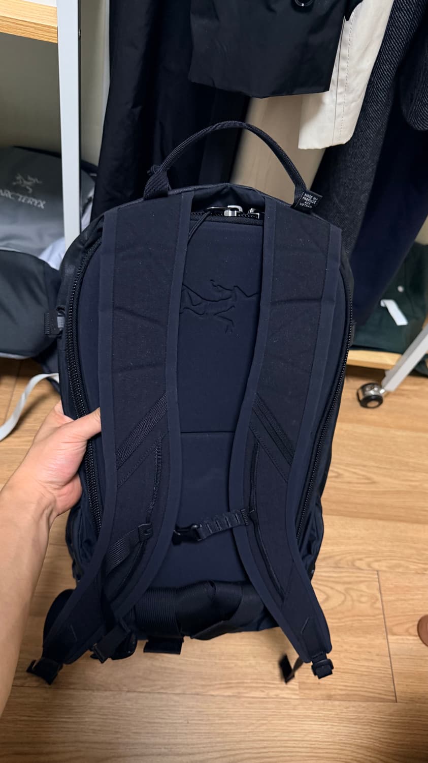 [북미한정판] 5회 미만 착용 아크테릭스 퀀틱 16 백팩블랙 상품이미지6