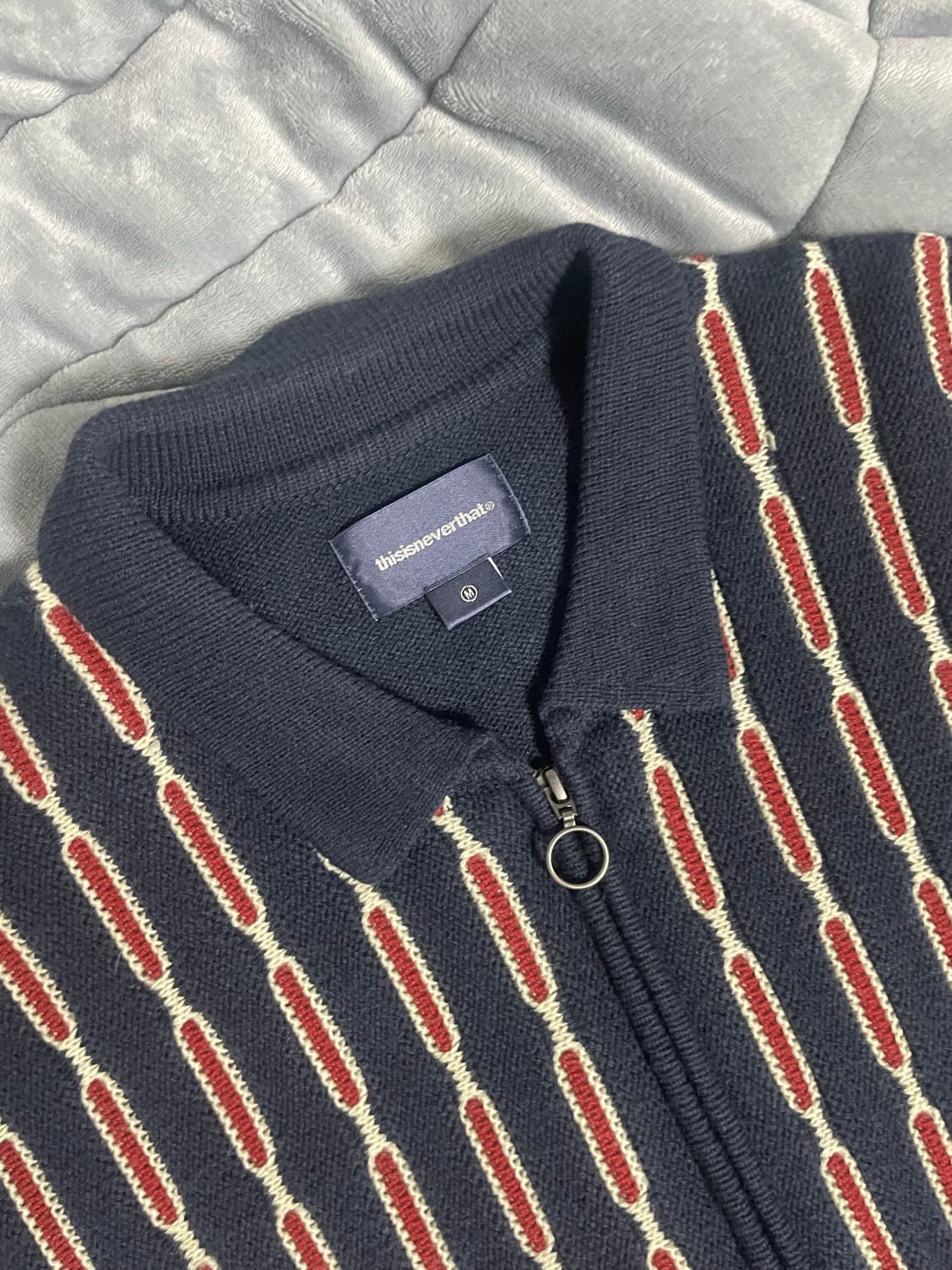 디네뎃 니트집업 상품이미지4